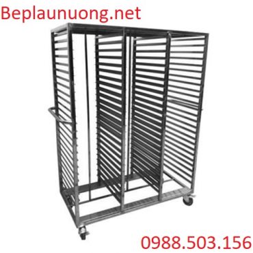 Xe để khay ăn inox