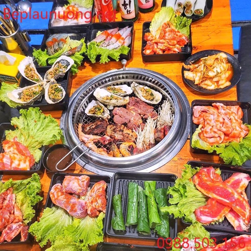 Cung cấp bếp nướng than BBQ hút dương