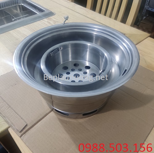 Bếp nướng than hoa không khói tại bàn