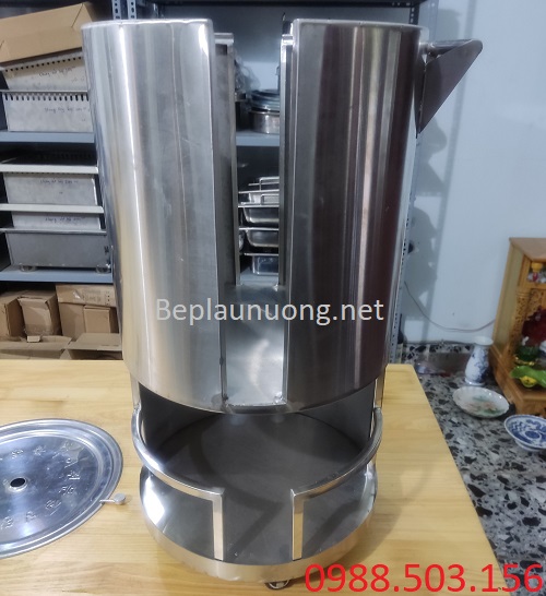 Xe đẩy vỉ nướng inox cho nhà hàng