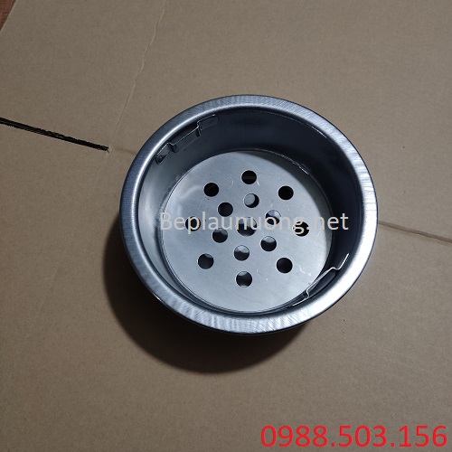 Xô đựng than hoa bằng inox