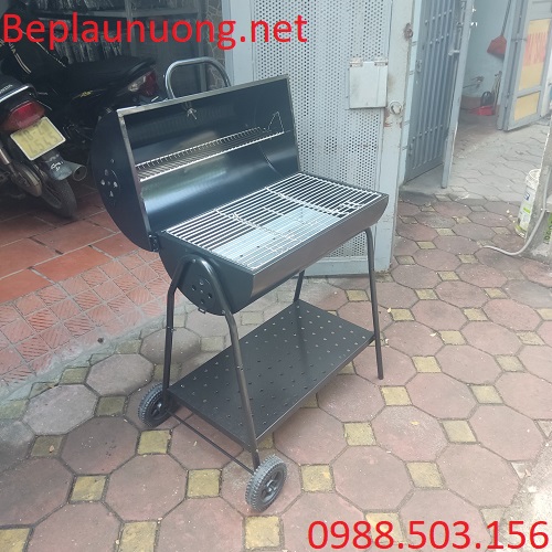 Bếp nướng than hoa BBQ thùng phuy