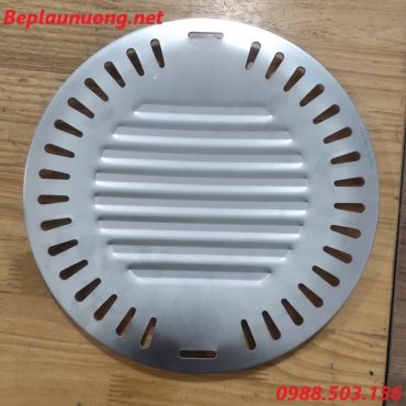 Mặt sau của vỉ nướng than hoa chống dính