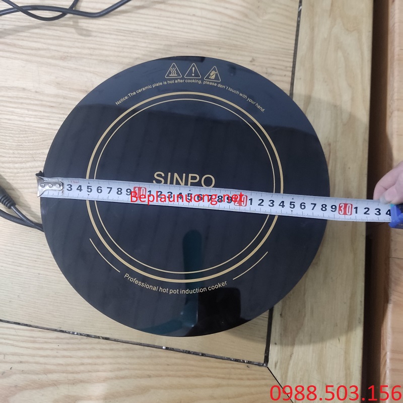 Kích thước mặt của bếp từ âm bàn tròn