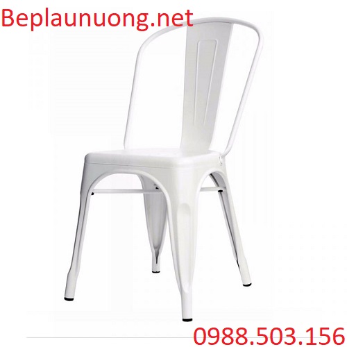 Ghế sắt tolix có tựa lưng cho nhà hàng