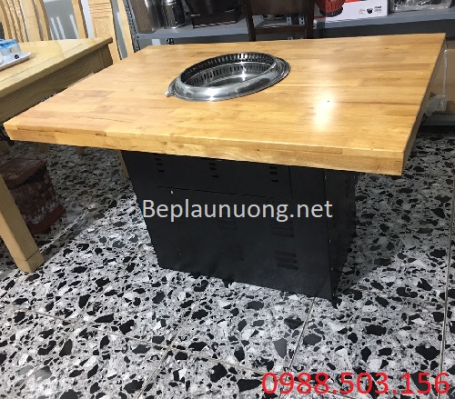 Hộp sắt chân bàn nhà hàng
