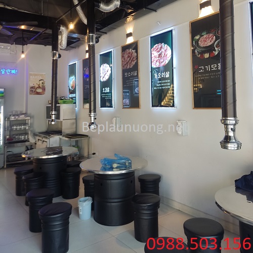 Cung cấp bàn inox tròn dạng thùng phuy
