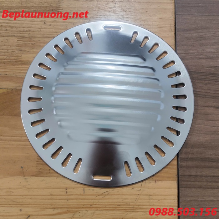 Vỉ nướng inox mặt liền chống dính