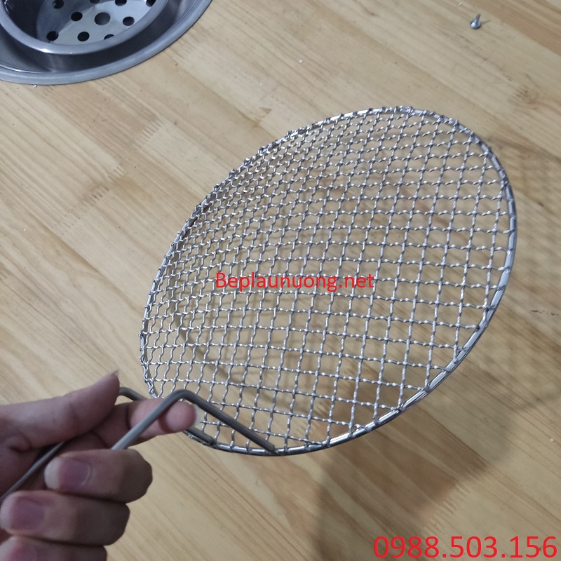 Vỉ nướng inox mắt cáo chống dính