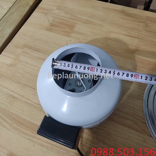 Quạt hút khói nối ống D125 cánh sắt