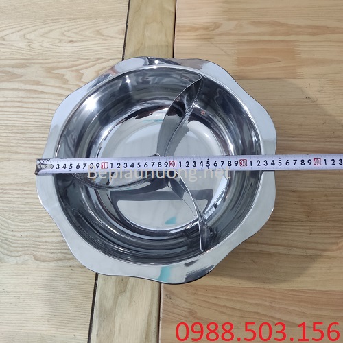 Kích thước phủ bì của bếp từ tròn 3 ngăn