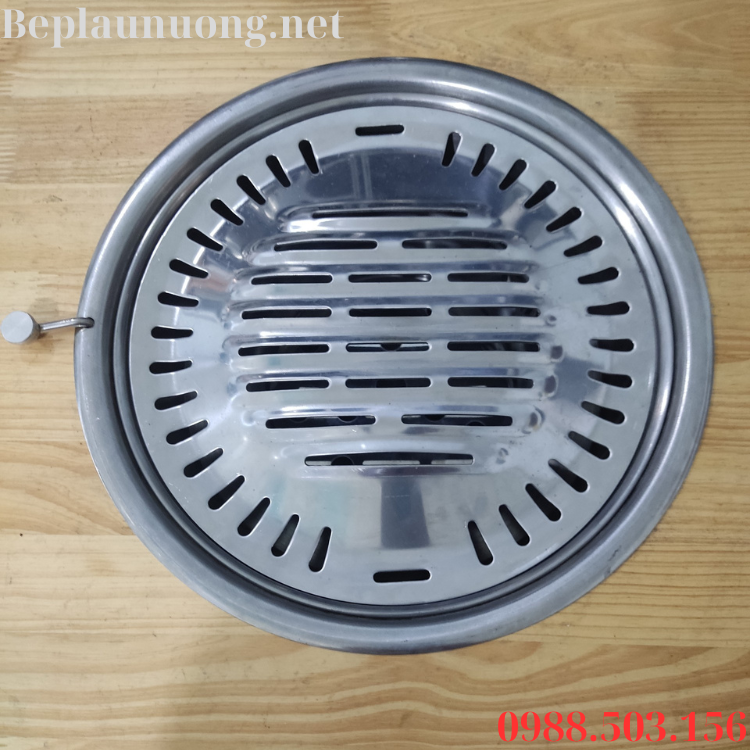Bếp nướng than hút dương đặt âm bàn